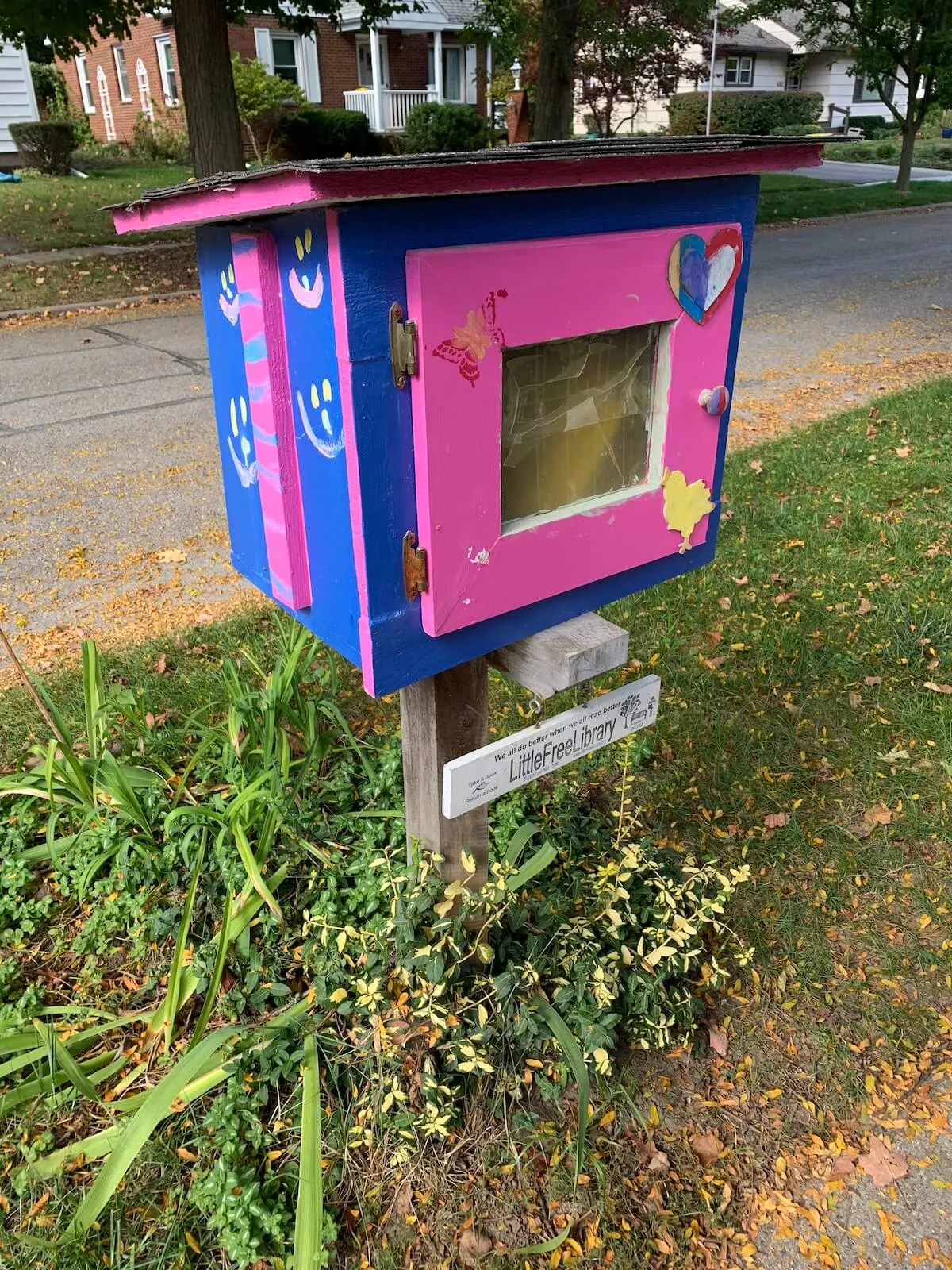 A local little free library