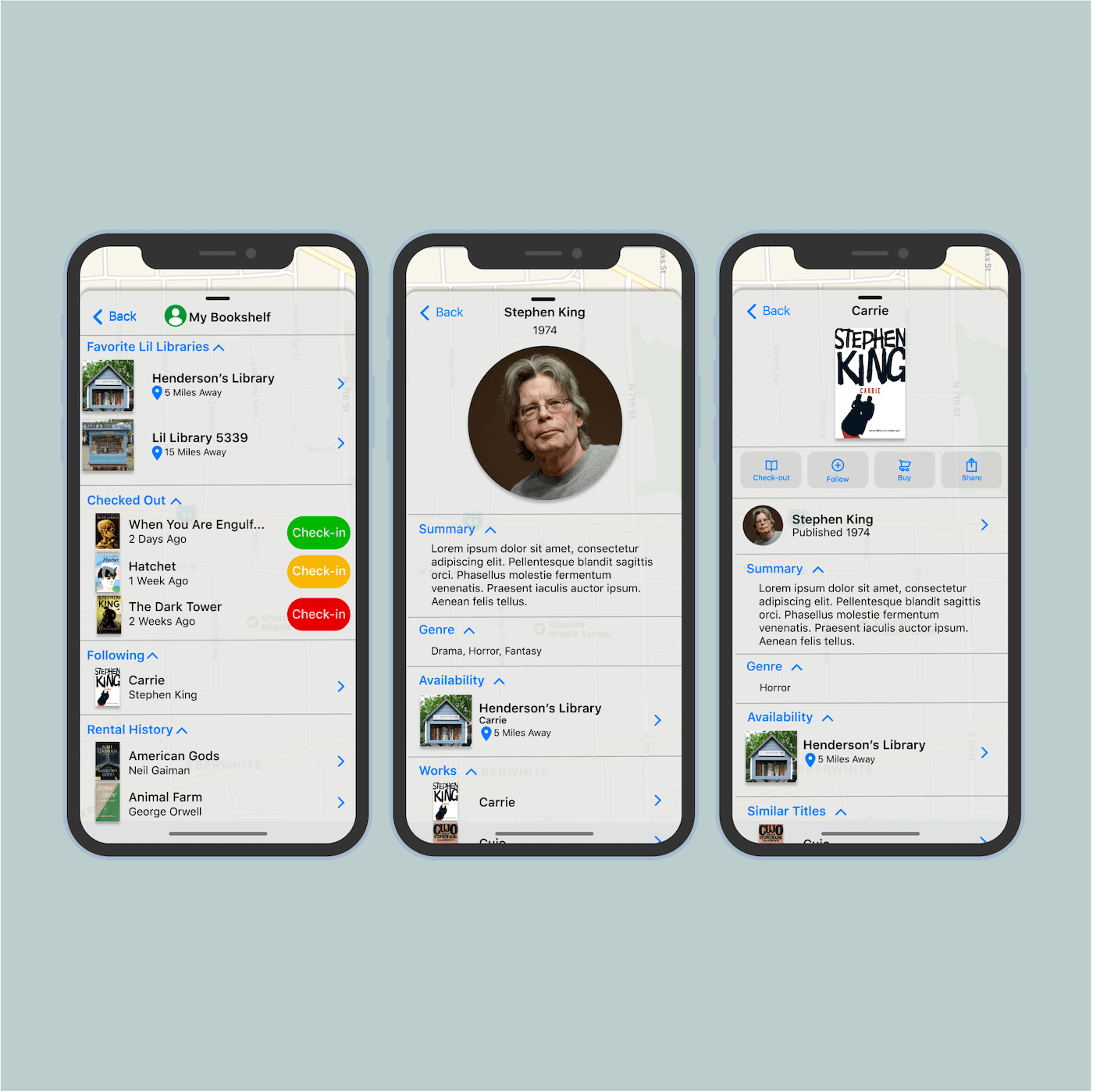 Interaction Design - Lil Library App