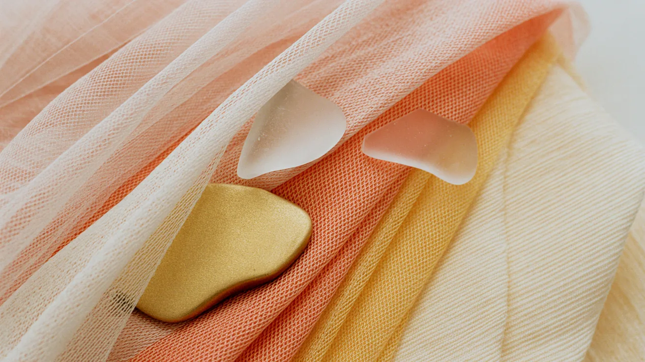 Spring seasonal color family: warm, clear, light tones